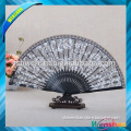 personalized lady gift black lace fan